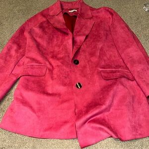 Stylish Faux Suede Jacket